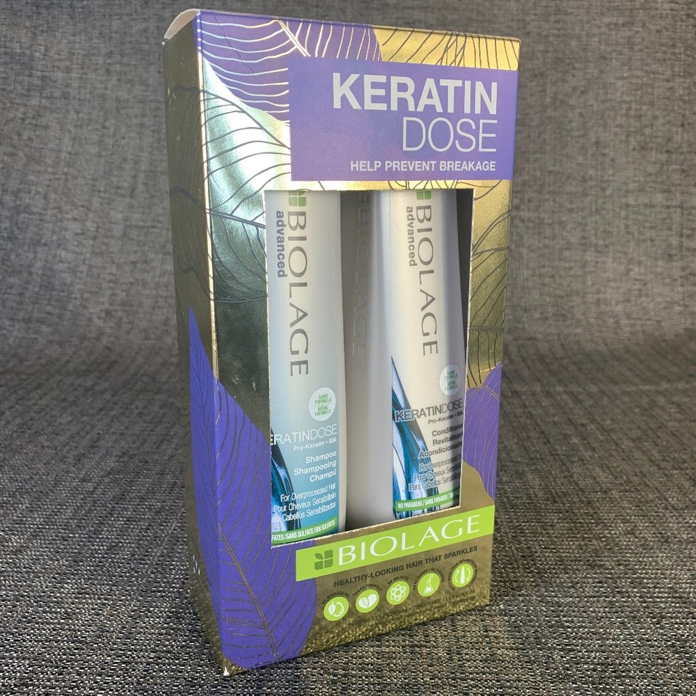 Matrix Biolage Keratindose Shampoo & Conditioner  13.5 oz  DUO FREE LEAVEN